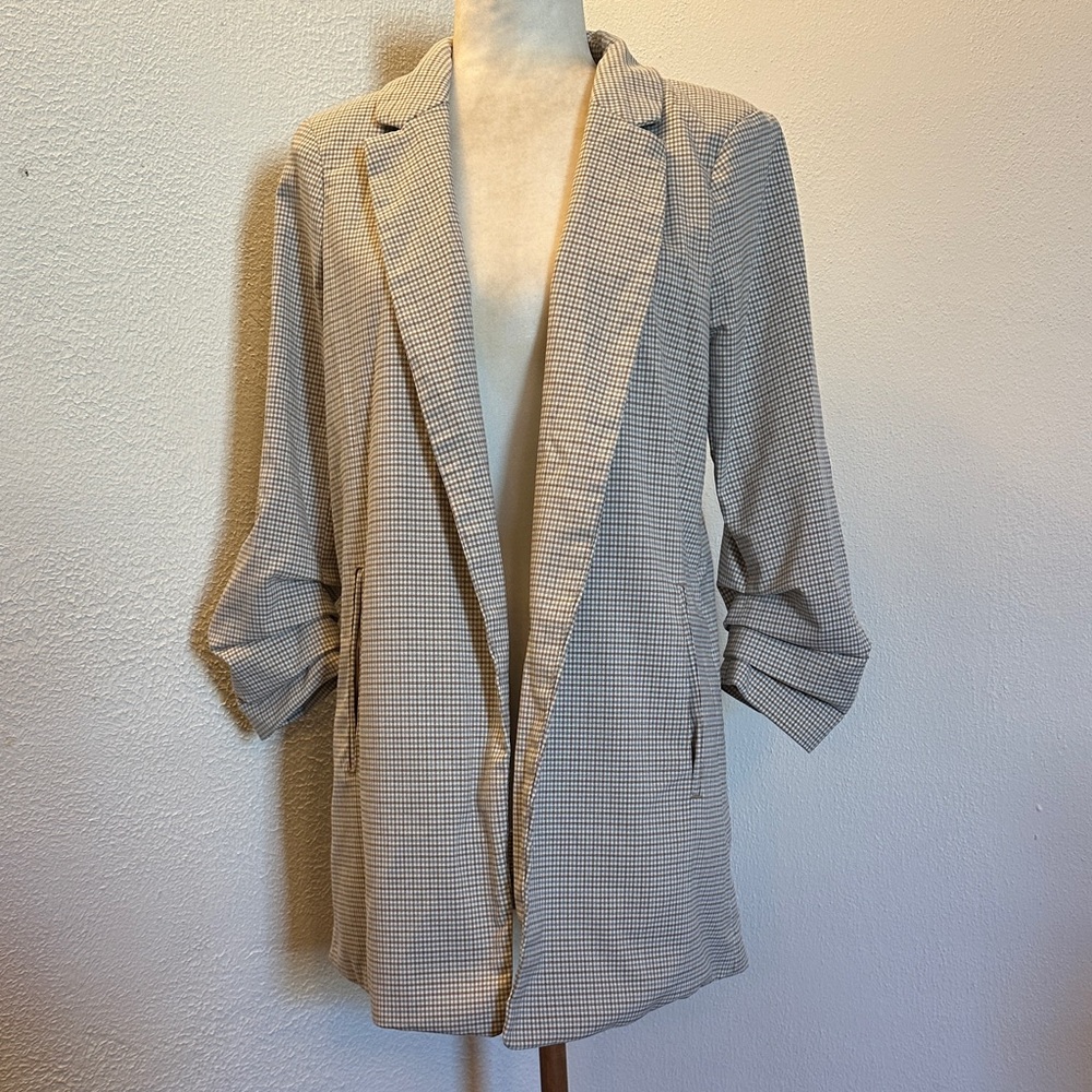 Rachel Zoe Checkered Women’s Blazer Size M
